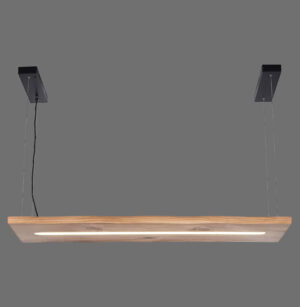 2625-79 PALMA LAMPA WISZĄCA DREWNO/CZARNY