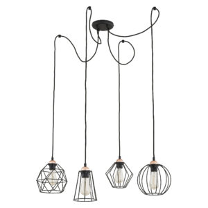 GALAXY PAJĄK LAMPA WISZĄCA 4 PŁ