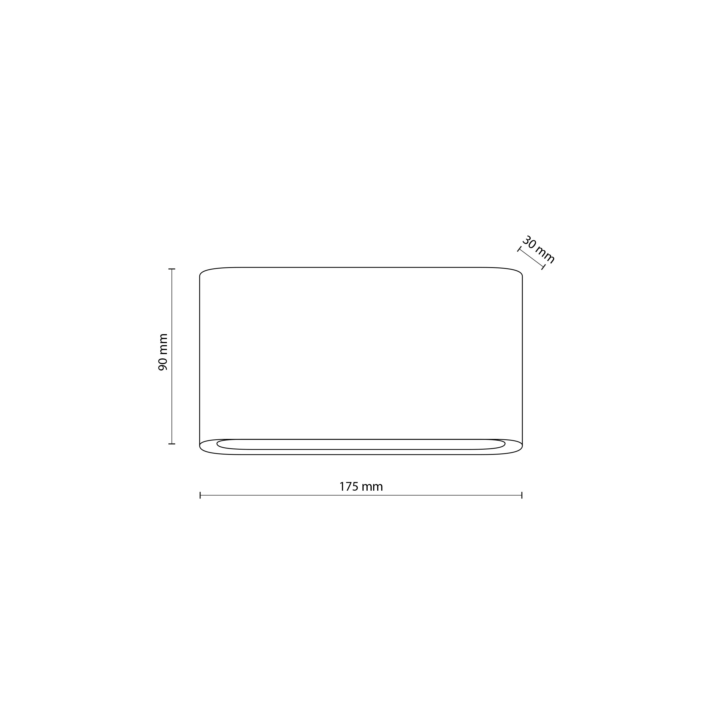 ARWENA M GRAY KINKIET IP 54 - obrazek 5