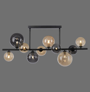 6583-18 POPSICLE LAMPA SUFITOWA SMOKY/BURSZTYN