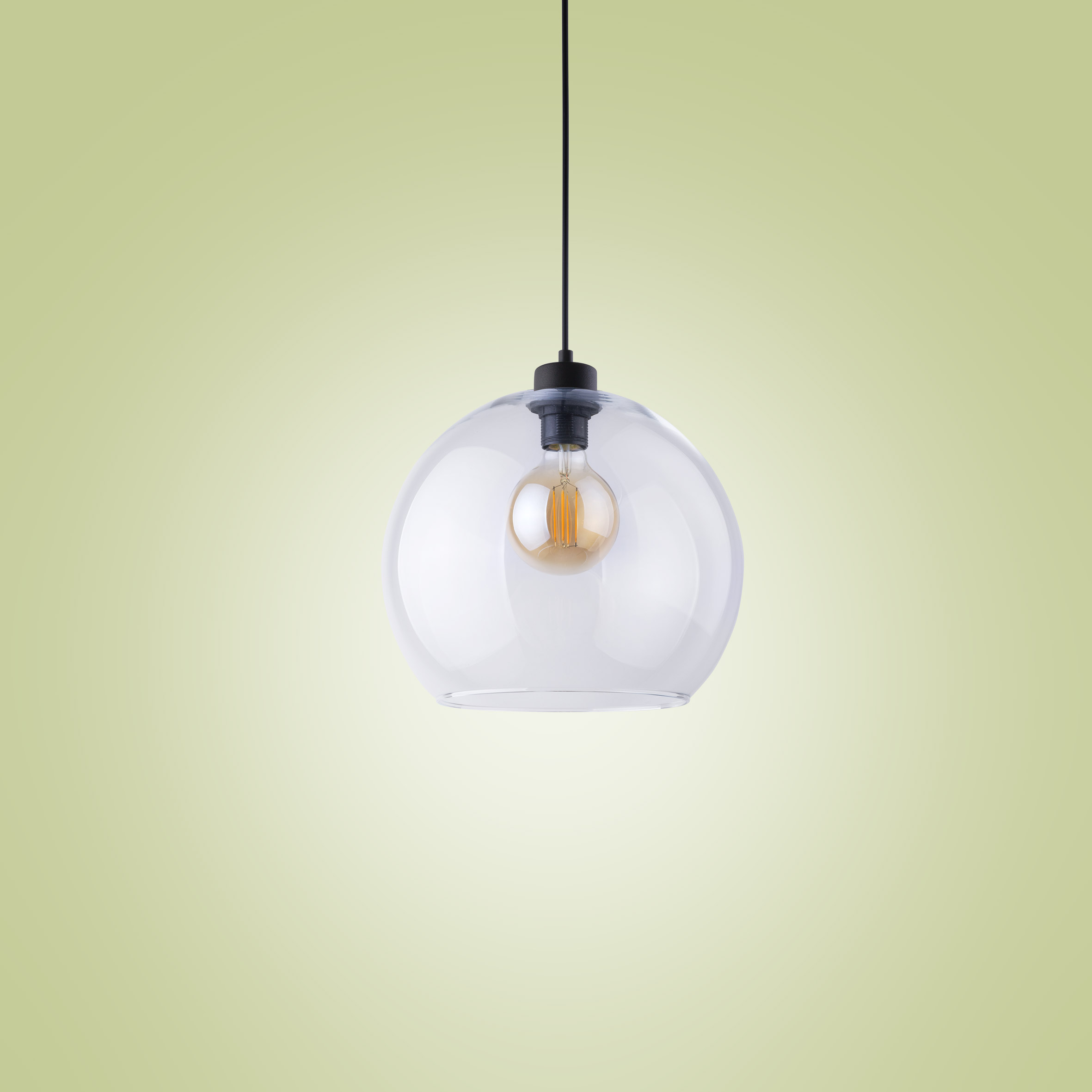 CUBUS LAMPA WISZĄCA 1 PŁ TRANSPARENT - obrazek 4