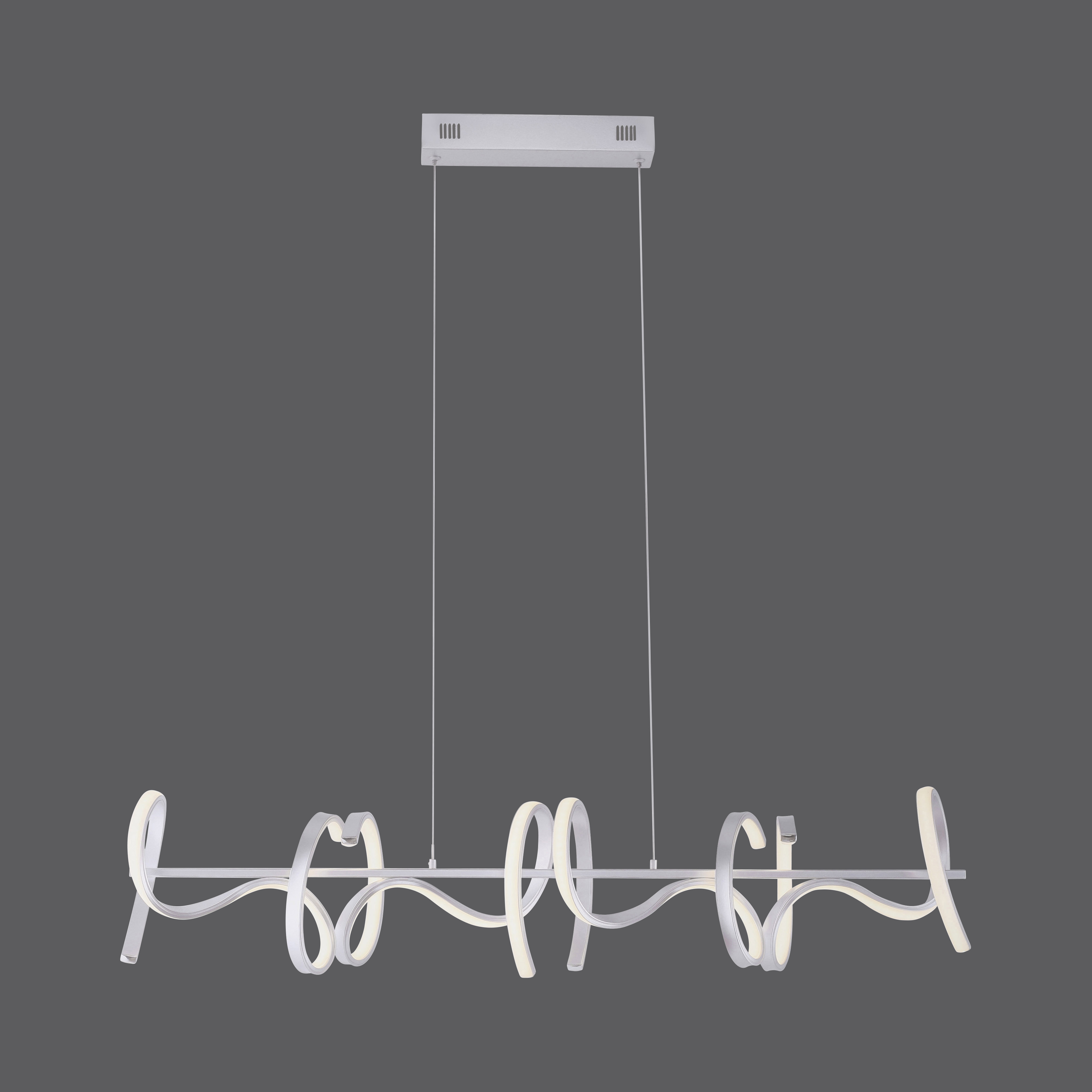19033-21 CURLS LAMPA WISZĄCA SREBRNY