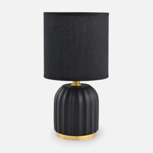 HS8723-BL LAMPA STOŁOWA CZARNY/ZŁOTY