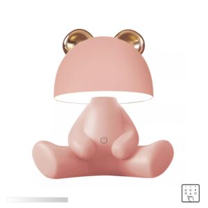 KDR-6303-PK LAMPA STOŁOWA MIŚ RÓŻOWA/PINK