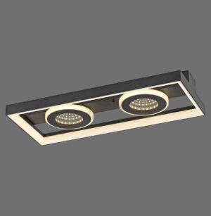 6854-18 TRAFORO LAMPA SUFITOWA CZARNY