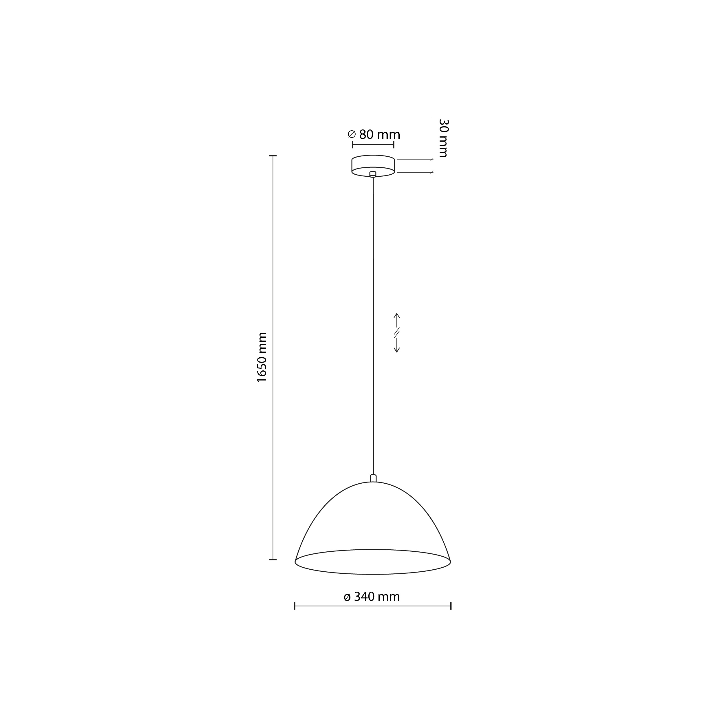 FARO BLACK LAMPA WISZĄCA 1 340 - obrazek 4