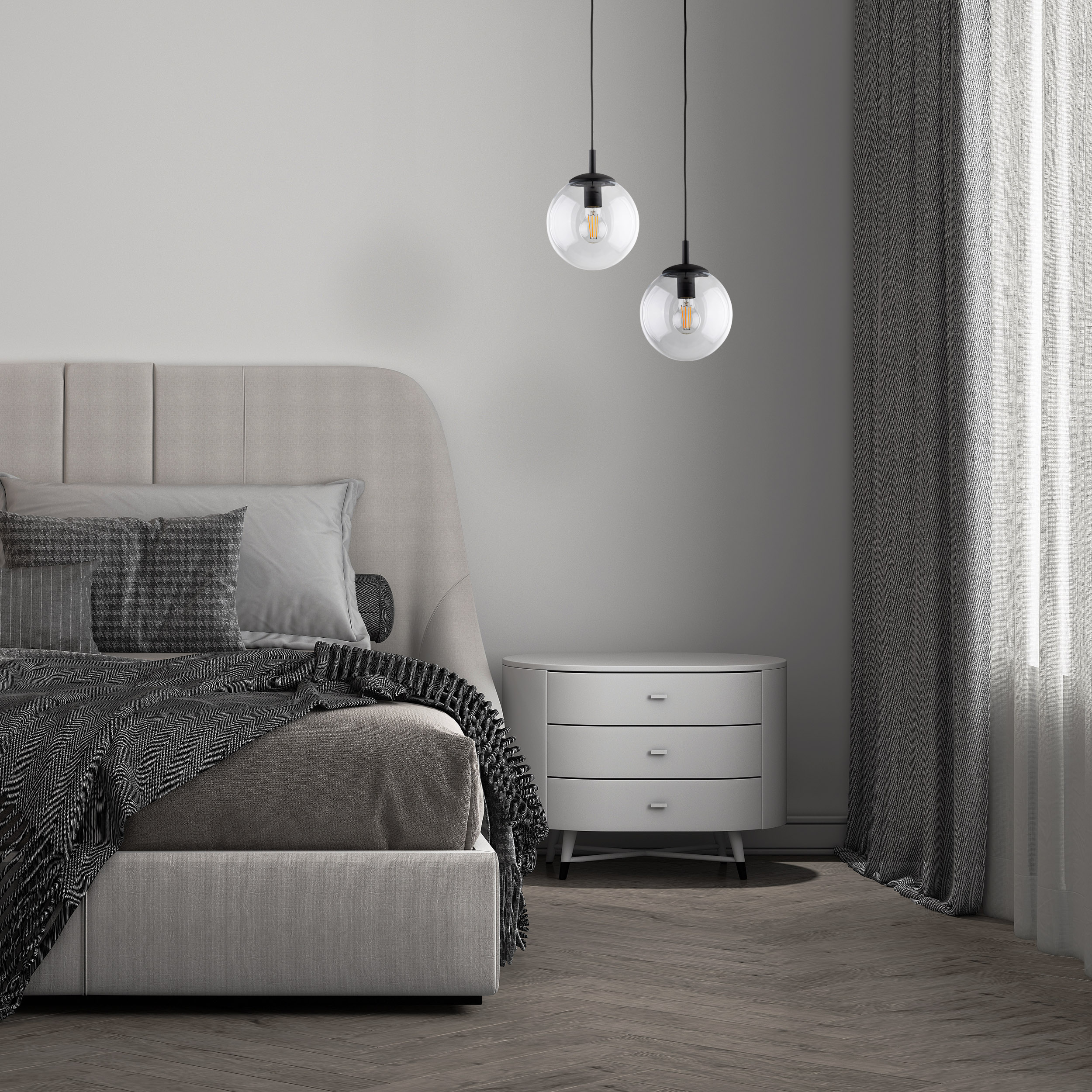 ESME TRANSPARENT LAMPA WISZĄCA 1 300 - obrazek 2