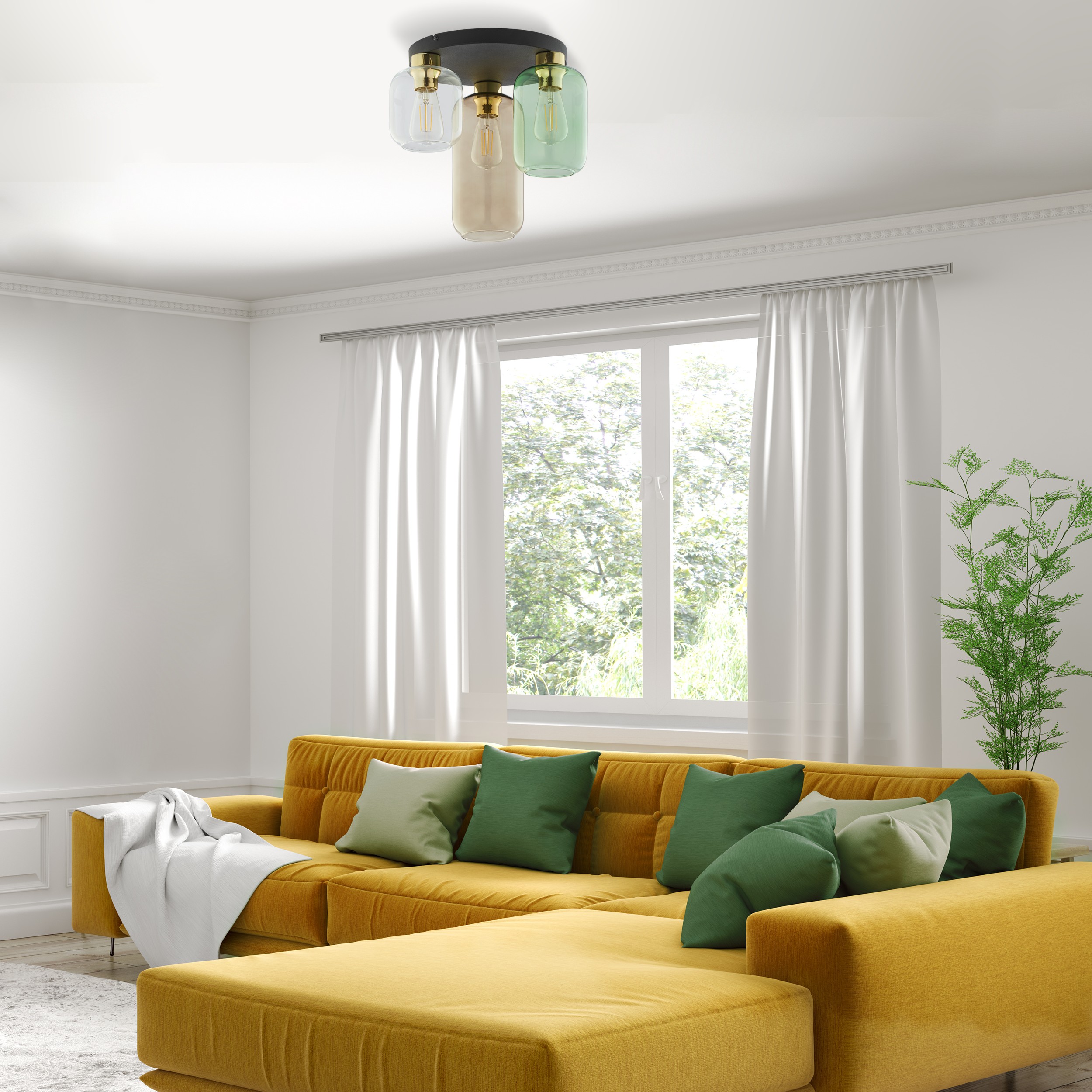 MARCO GREEN LAMPA SUFITOWA 3 - obrazek 3