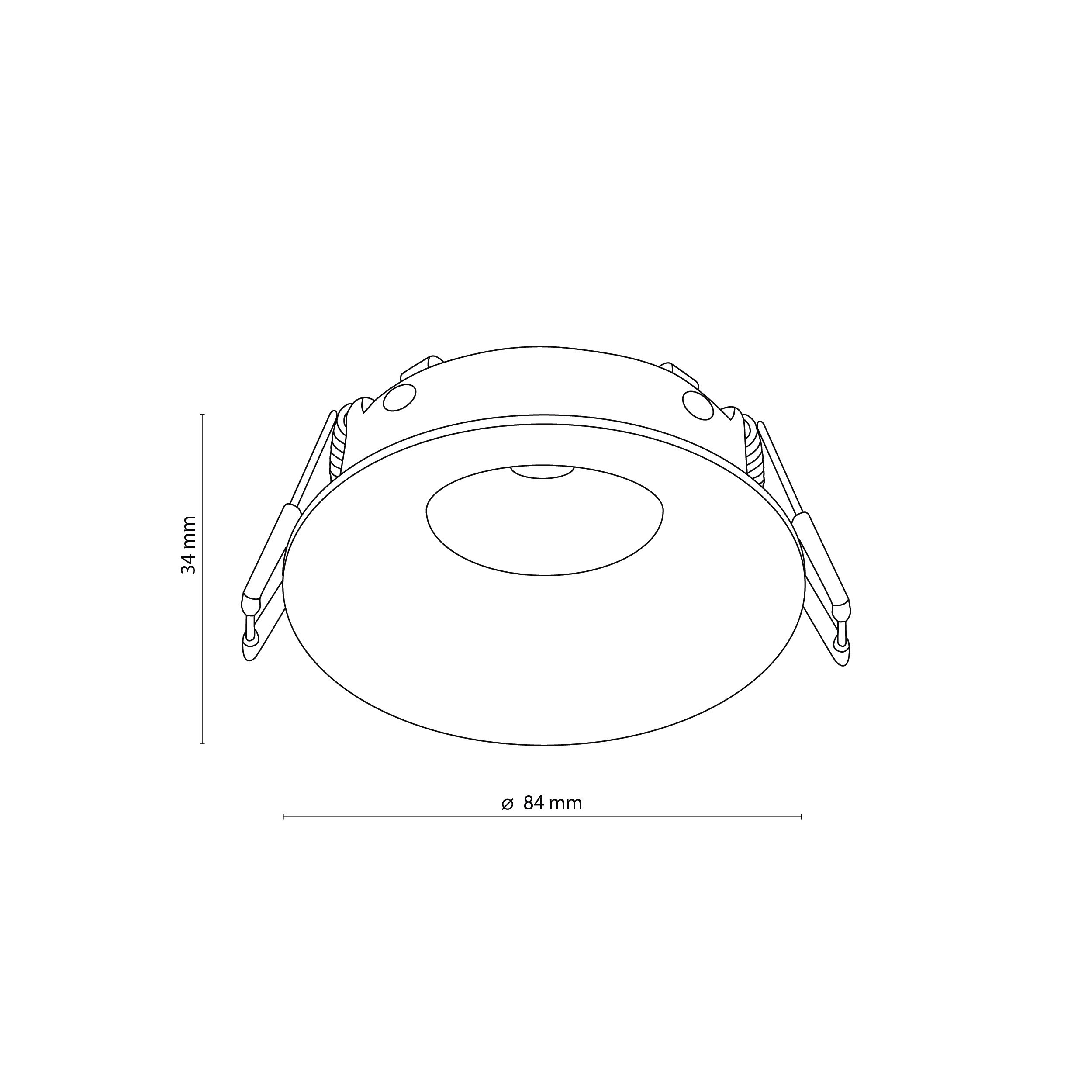 EYE OCZKO ALUMINIOWE CZARNE IP 44 - obrazek 5