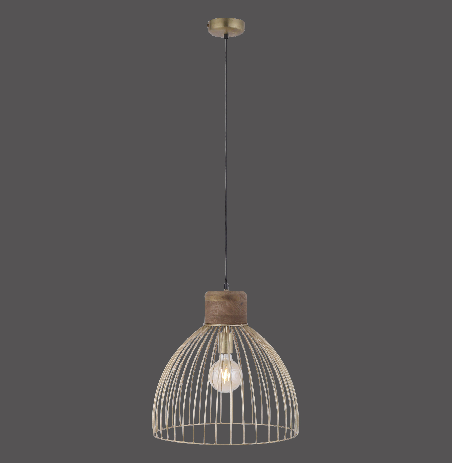 11489-60 ALAMI LAMPA WISZĄCA MATOWY MOSIĄDZ