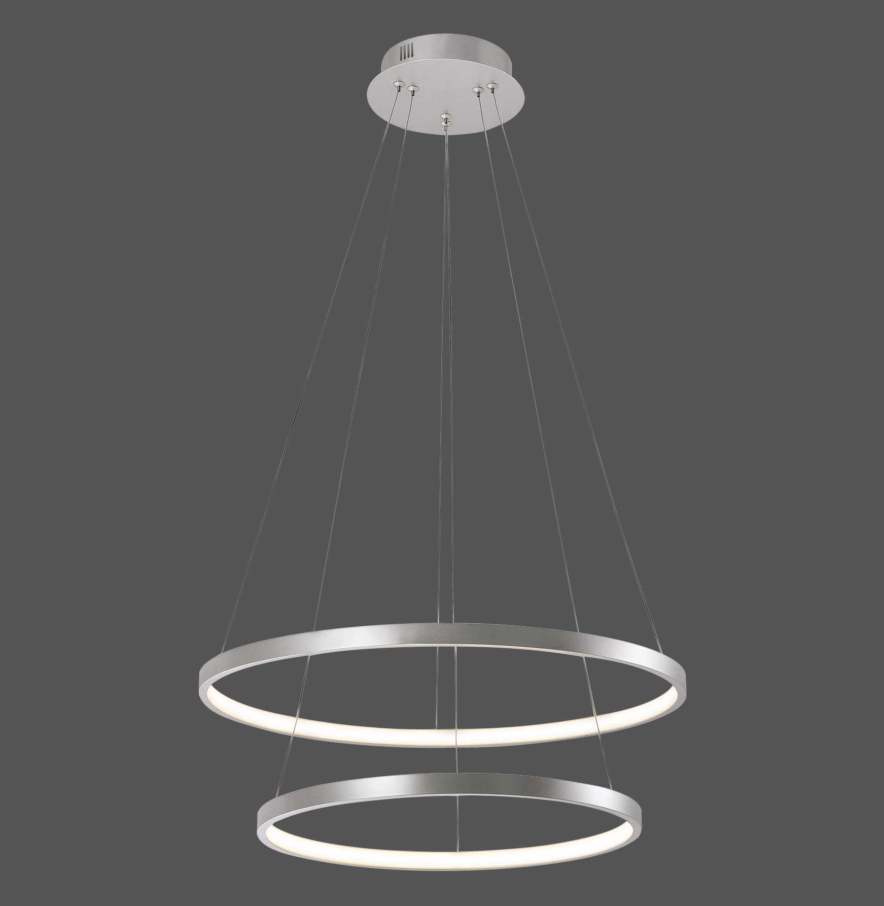 11525-21 CIRCLE LAMPA WISZĄCA SREBRNY