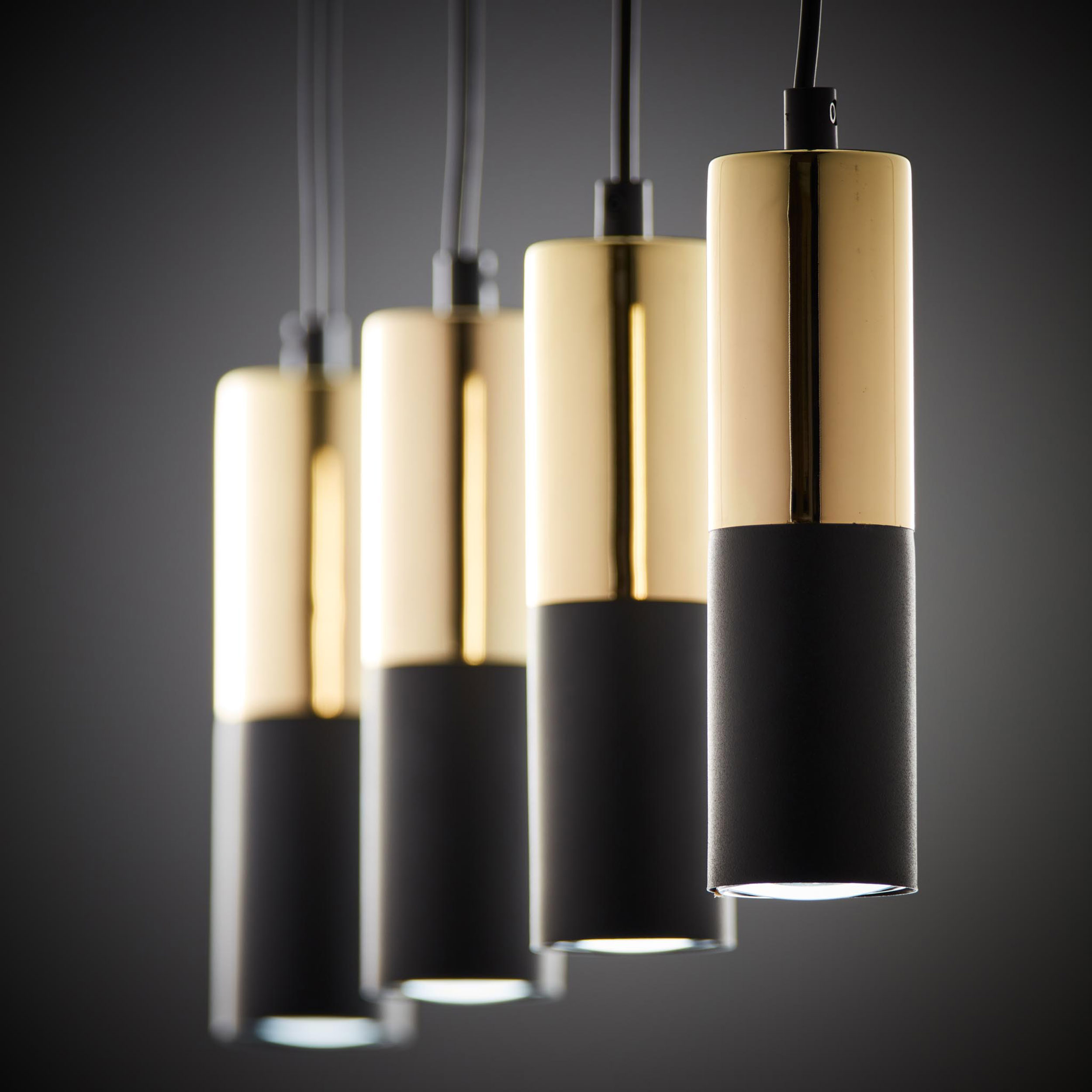 ELIT BLACK LAMPA WISZĄCA 4 PŁ - obrazek 3