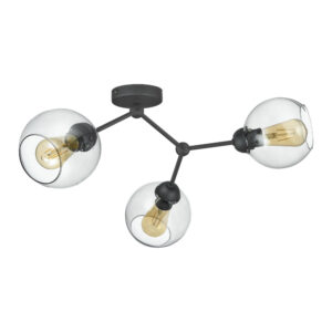FAIRY LAMPA SUFITOWA 3 PŁ CZARNA