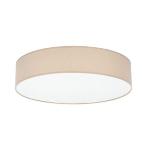 RONDO BEŻOWE LAMPA SUFITOWA 4 PŁ 600