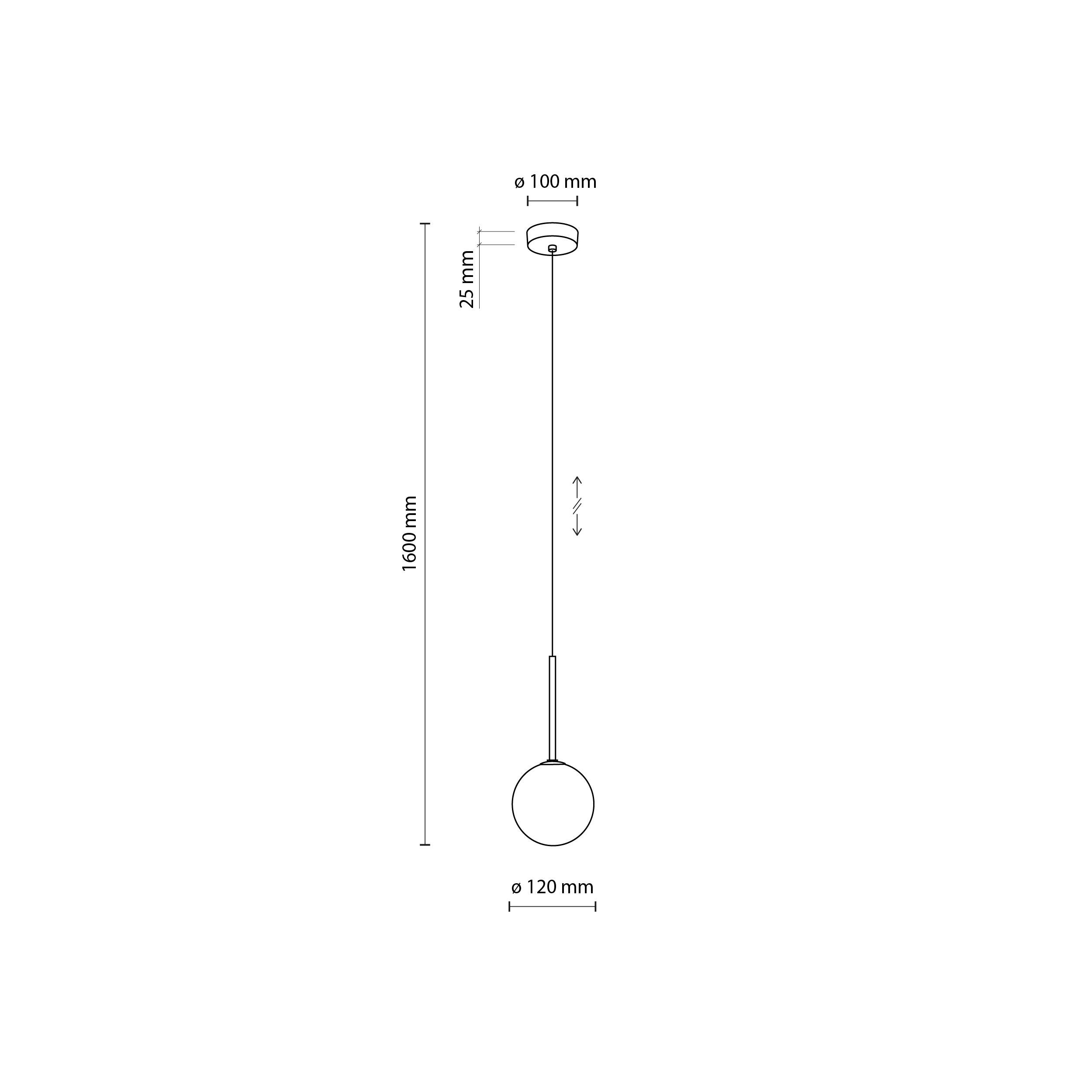 MARTIN BLACK WHITE LAMPA WISZĄCA 1 - obrazek 6