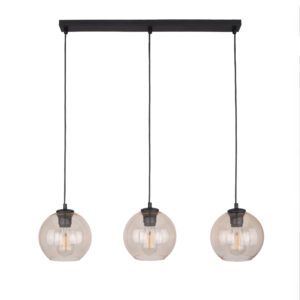 CUBUS BURSZTYN LAMPA WISZĄCA 3  LISTWA