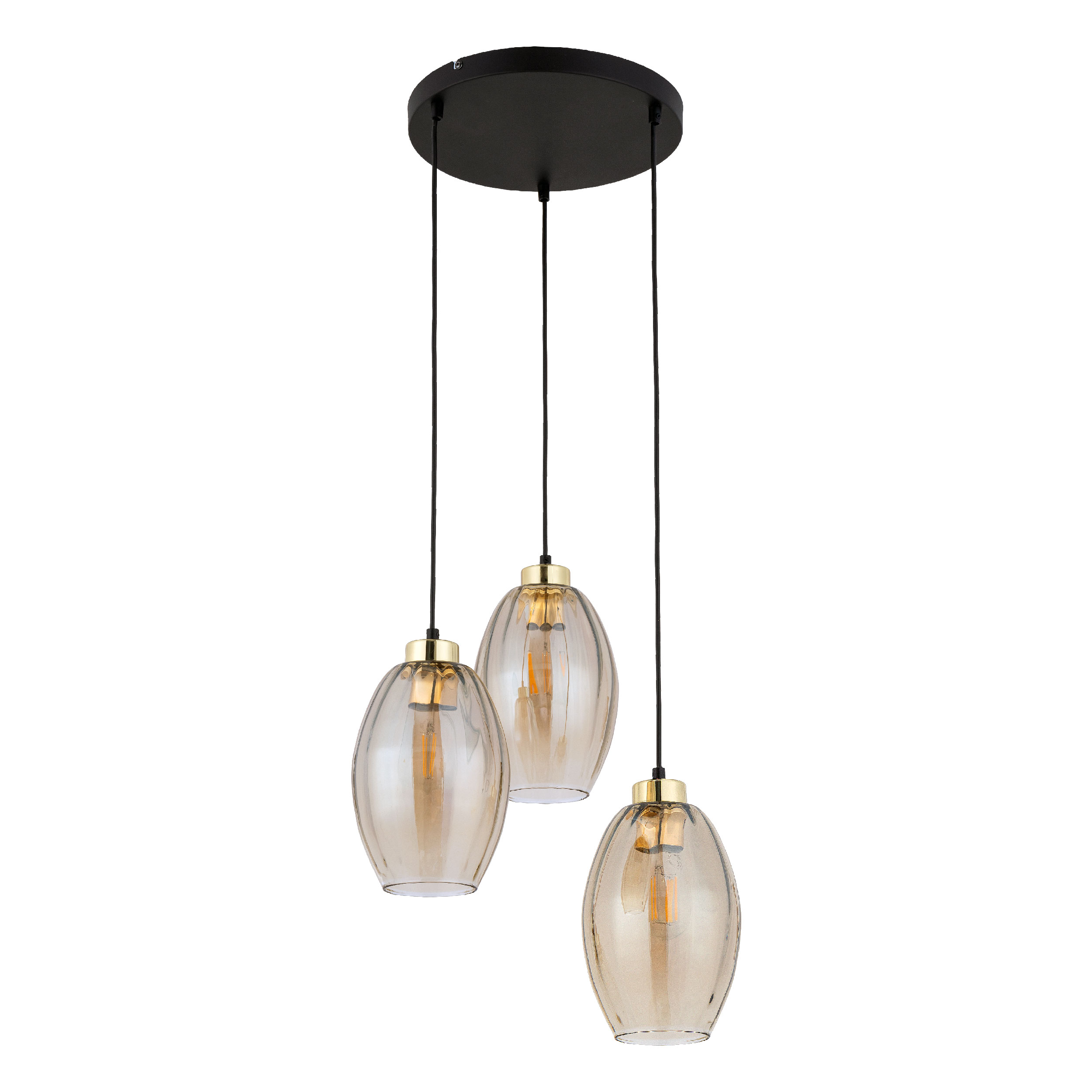 SEBO LAMPA WISZĄCA 3XE27KOŁO - obrazek 2