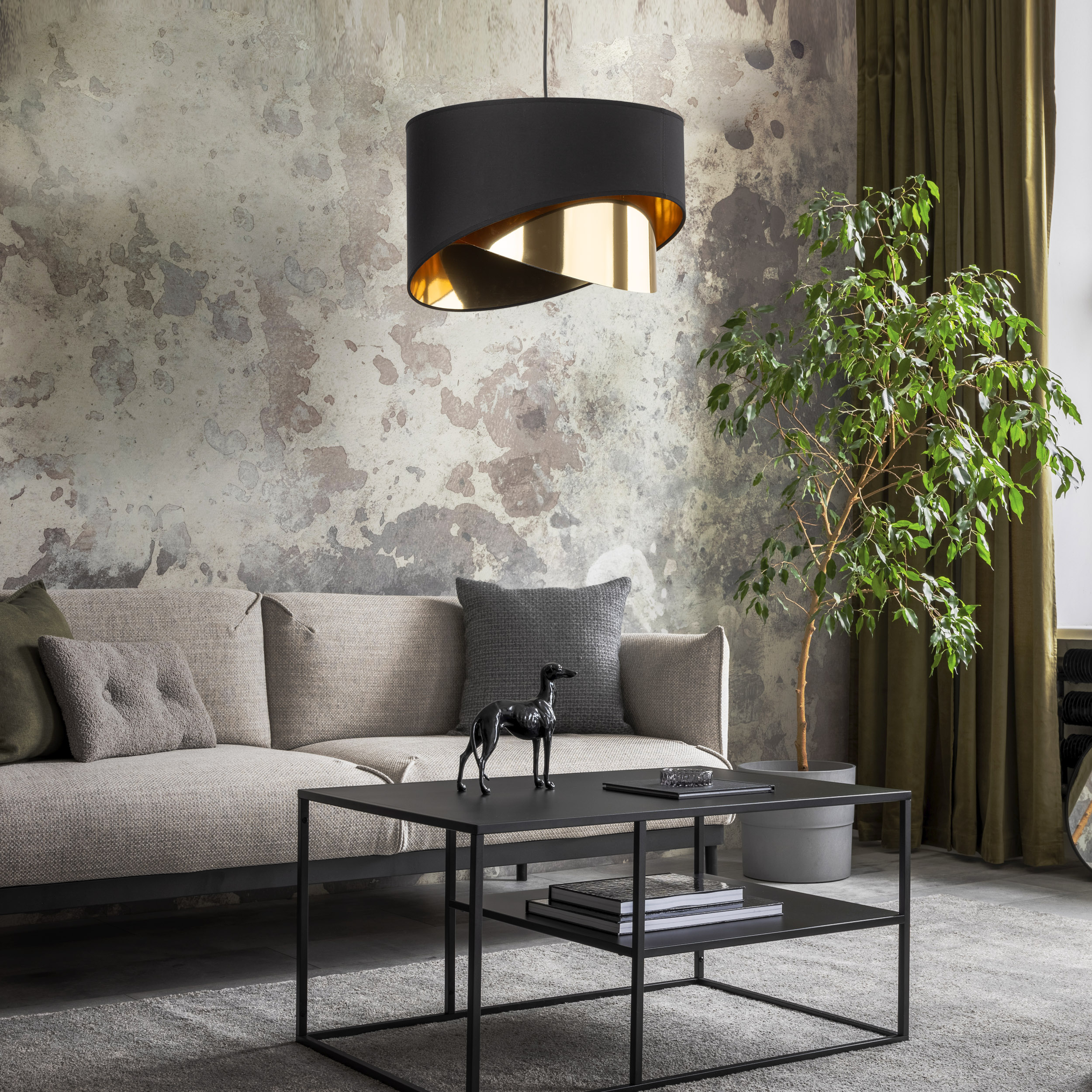 GRANT BLACK LAMPA WISZĄCA 1 - obrazek 2