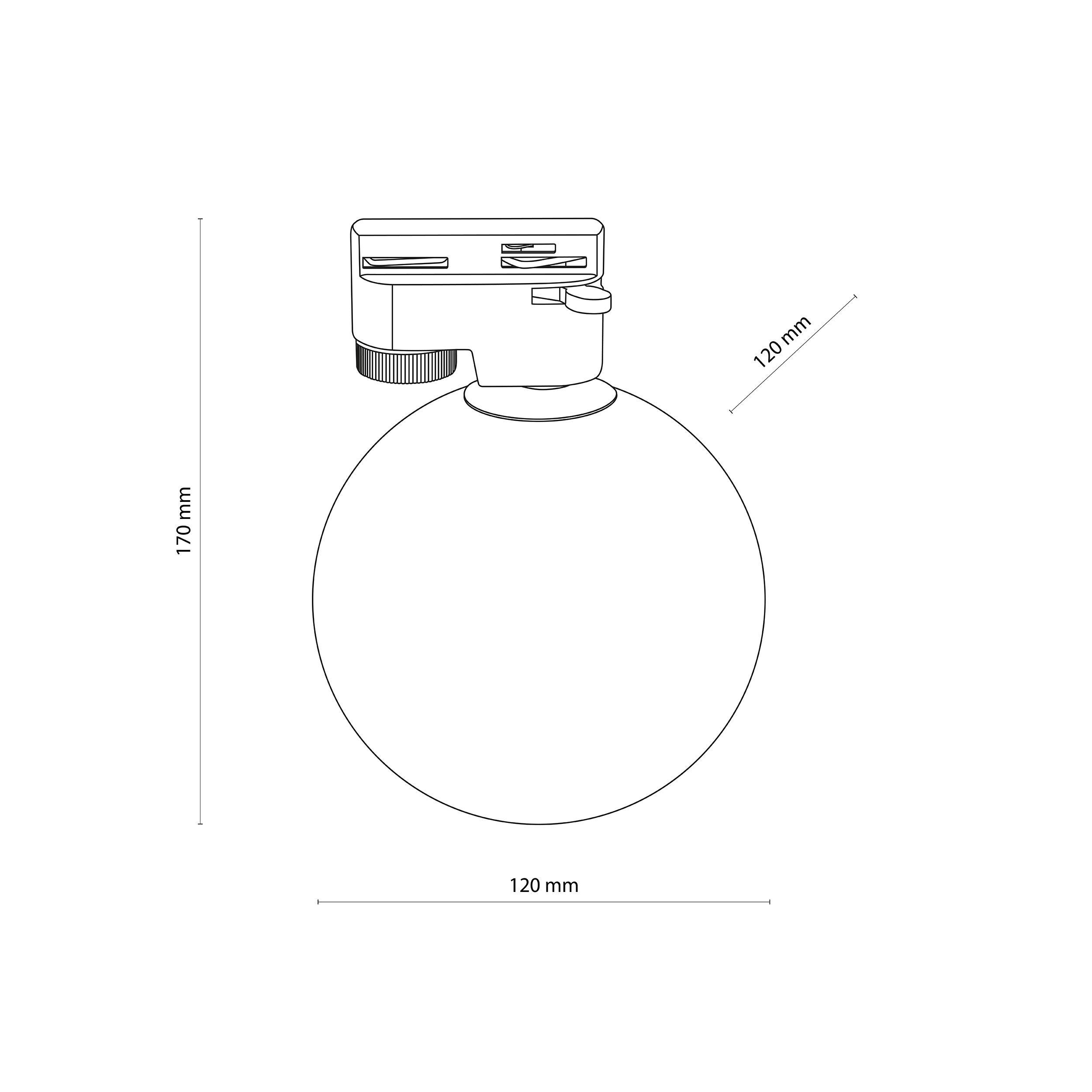 TRACER BLACK WHITE GLASS 1 G9 - obrazek 3