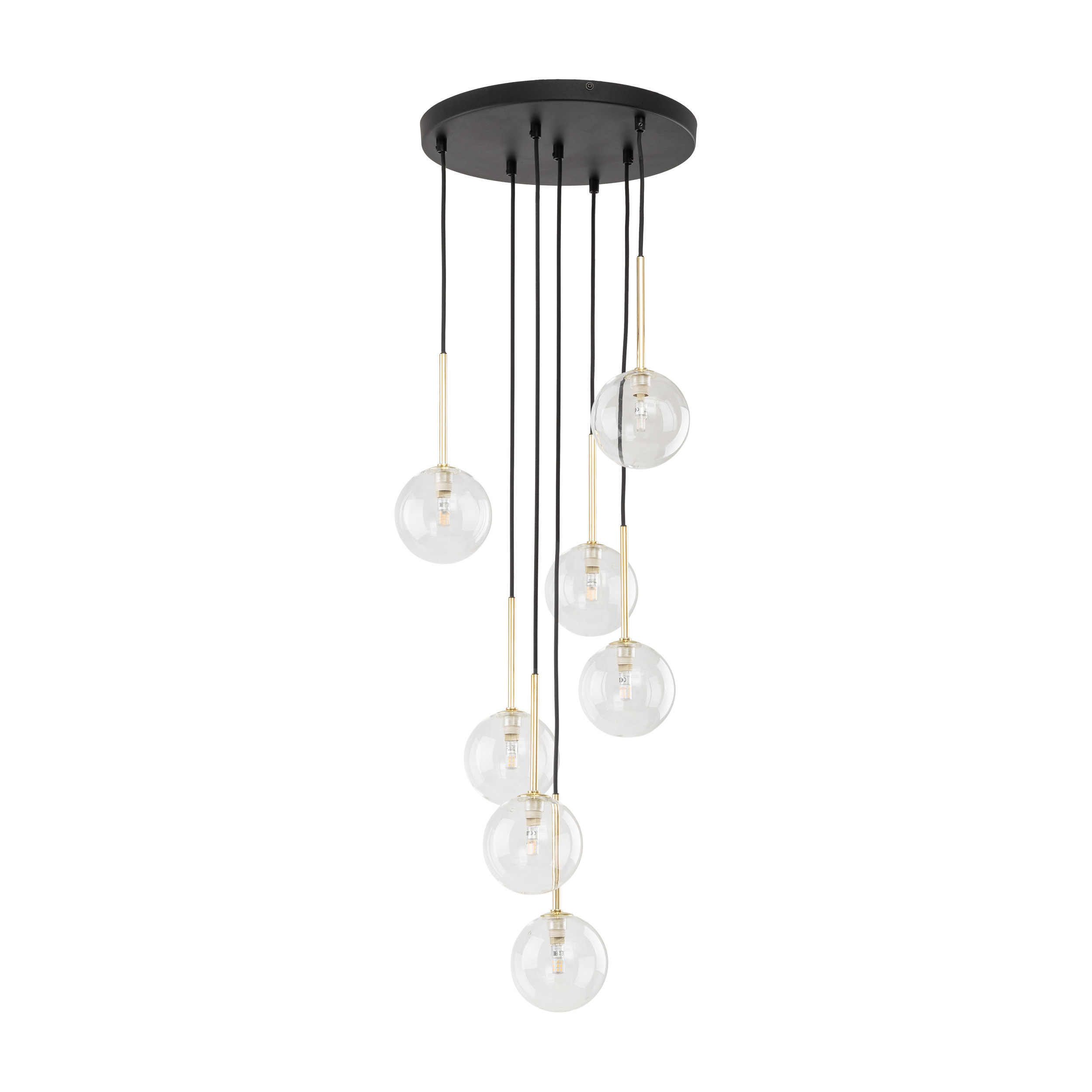 NILOS BLACK / GOLD LAMPA WISZĄCA 7 - obrazek 6