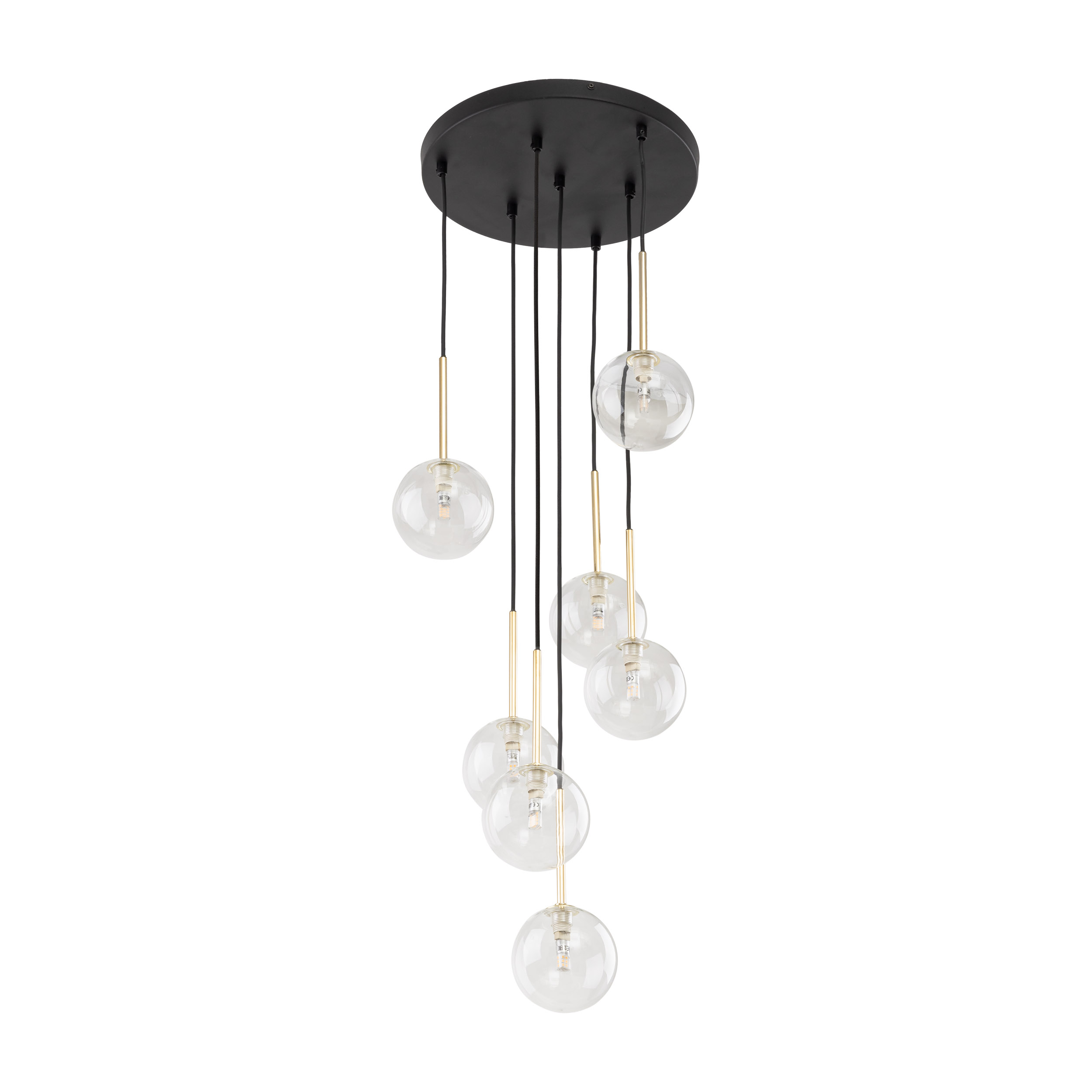 NILOS BLACK / GOLD LAMPA WISZĄCA 7 - obrazek 8