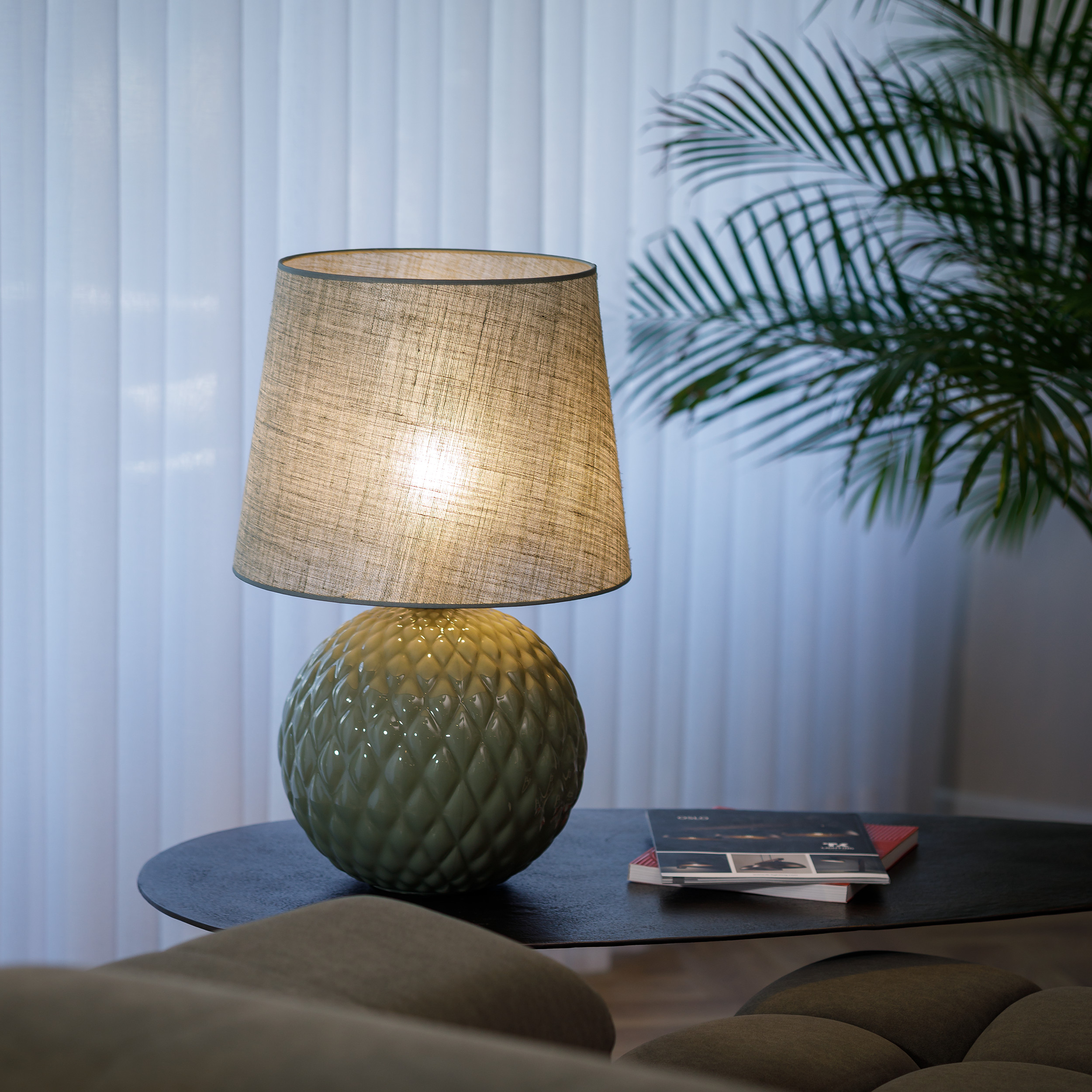 SANTANA OLIVE LAMPKA NOCNA 1 - obrazek 2