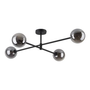 SARIUS BLACK / GRAPHITE LAMPA SUFITOWA 4