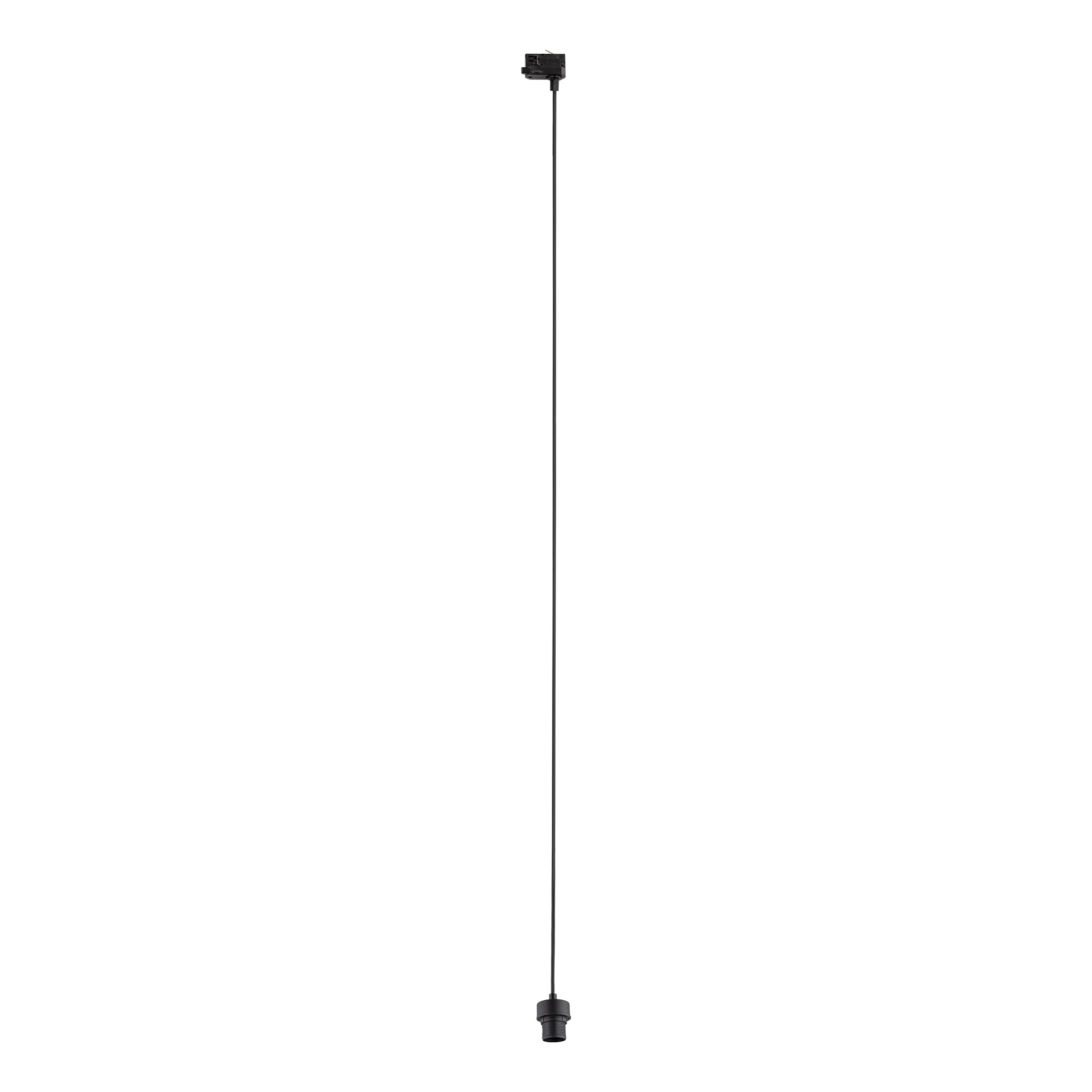 TRACER TRÓJOBWODOWY BLACK 1 ZAWIESZENIE E27 1,5M