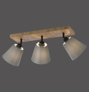 11582-79 GREEN MICHEL LAMPA SUFITOWA DREWNO
