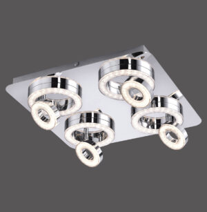 14522-17 TIM LAMPA SUFITOWA CHROM