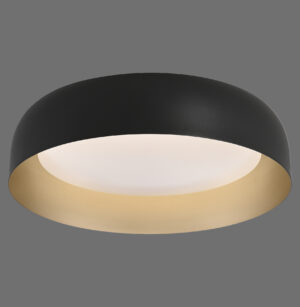 14215-18 OSKO LAMPA SUFITOWA CZARNY/ZŁOTY