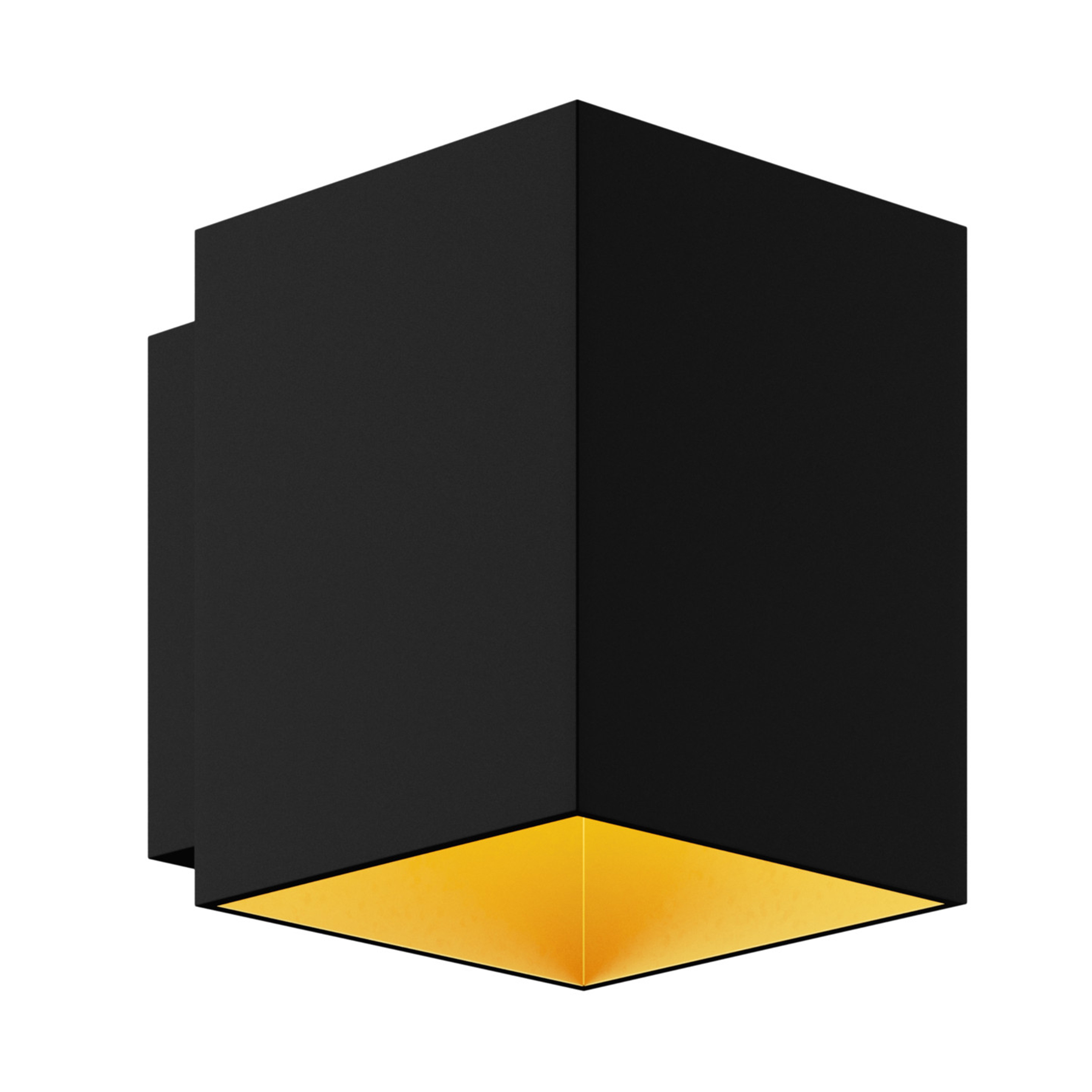 91063-N SOLA WL SQUARE  KINKIET CZARNO-ZŁOTY/BLACK-GOLD