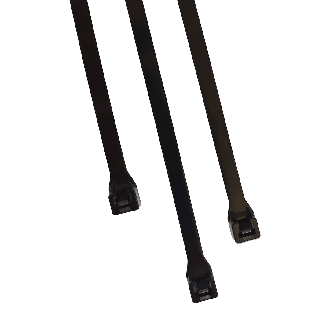 Opaska Zaciskowa 4.8x290mm Czarny - 100szt
