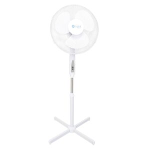 WENTYLATOR STOJĄCY EKO-LIGHT Z PILOTEM 16''BIAŁY