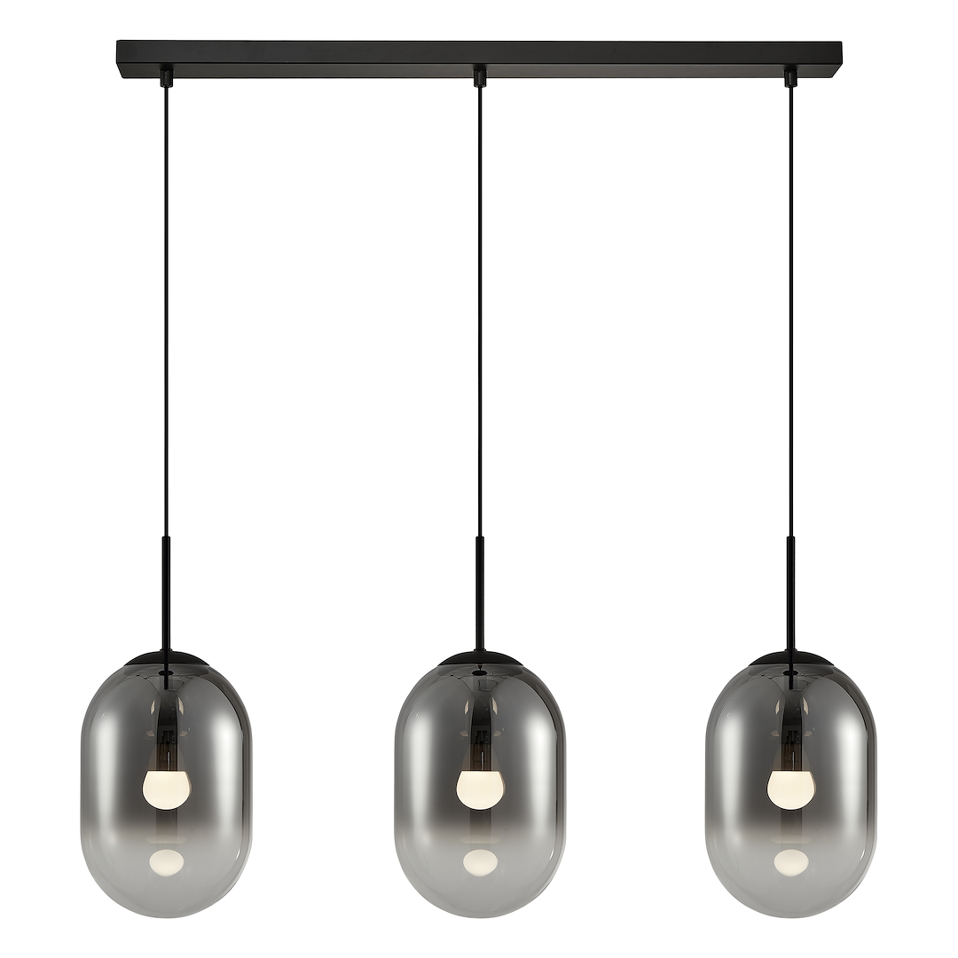 Lampa wisząca Alias Czarny 3xE14