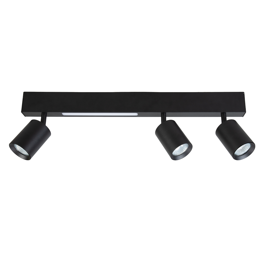 Lampa Sufitowa Magnet 5W+3xGU10 3000/4000K Czarny