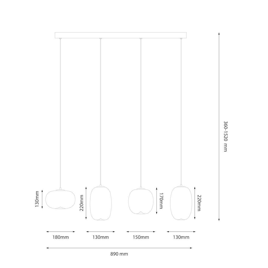 Lampa wisząca VASO SMOKED 15W - obrazek 5