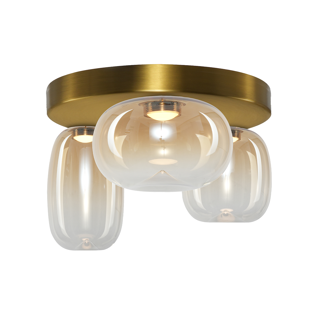 Lampa sufitowa VASO AMBER 12W