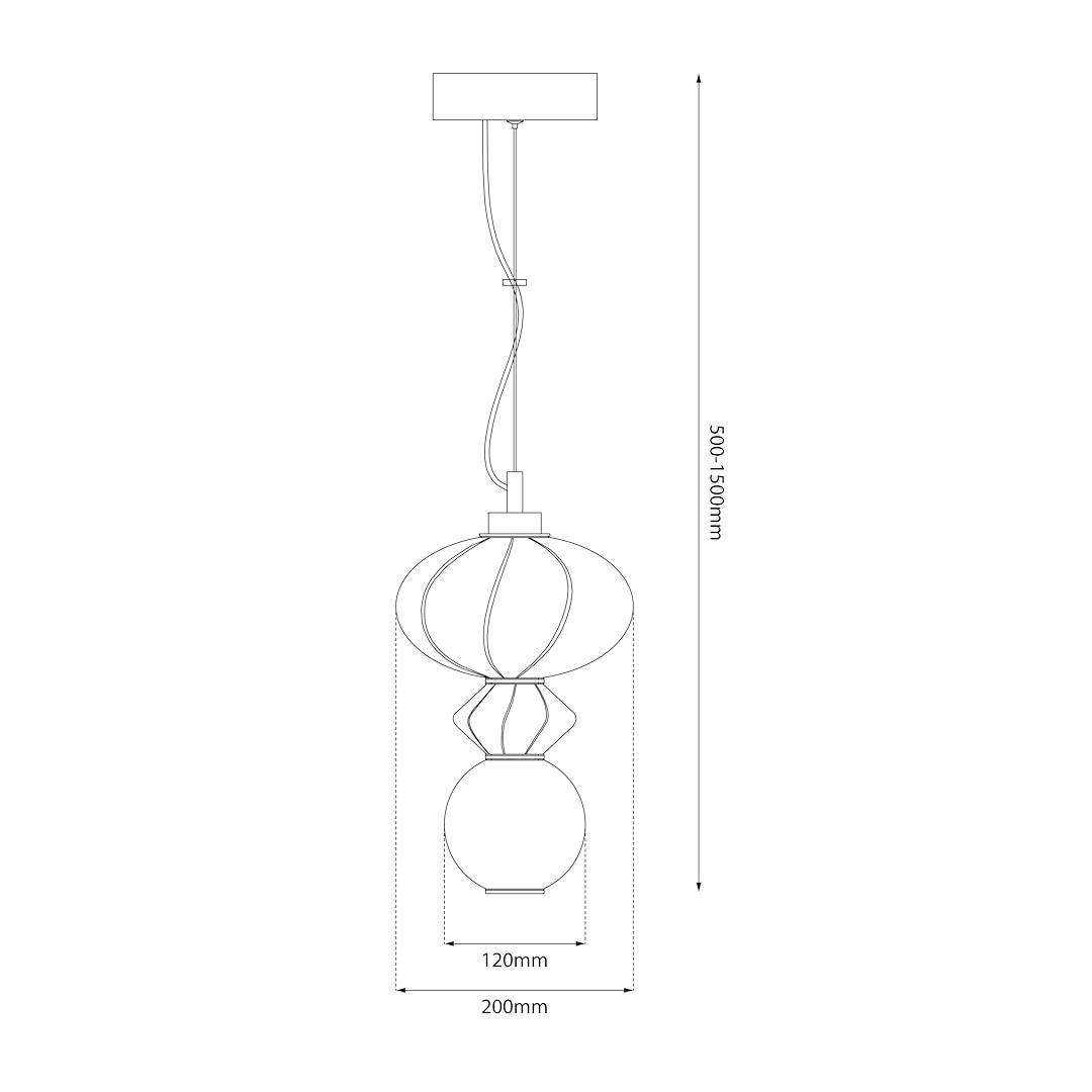 Lampa wisząca ASCOLI 8W LED - obrazek 5