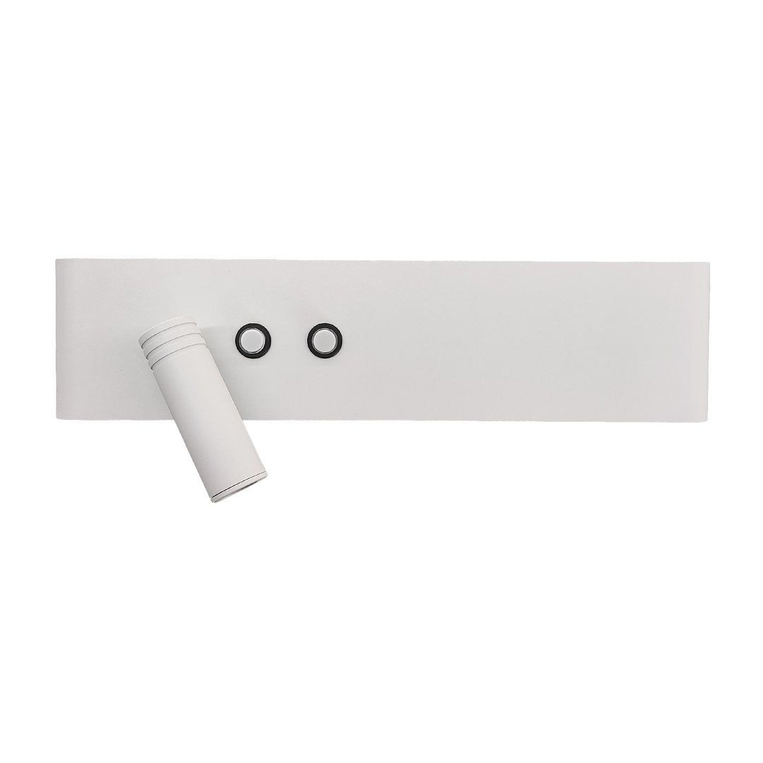 Kinkiet Resort lewy 10W + 3W LED 4000K Biały