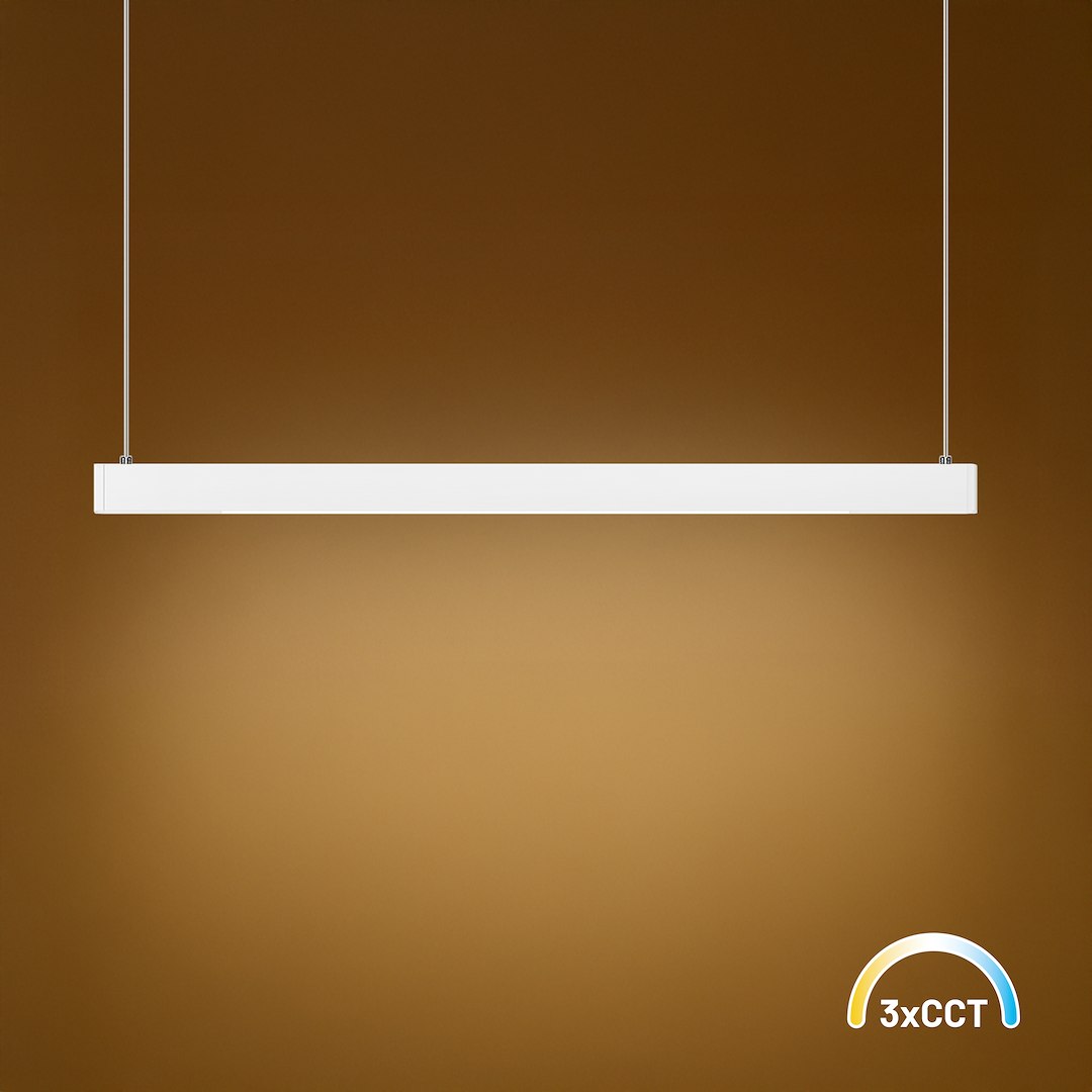 Lampa wisząca Linea Biały 36W LED 3000K-4000K-5700K