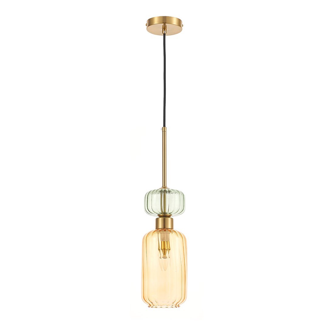 Lampa wisząca MOLLY AMBER 1xE14