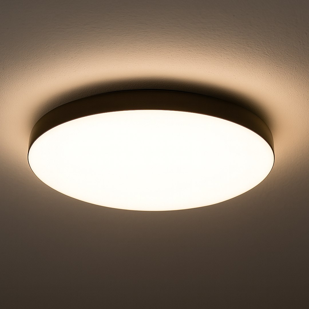 Plafon Maya Czarny 36W LED Ø500
