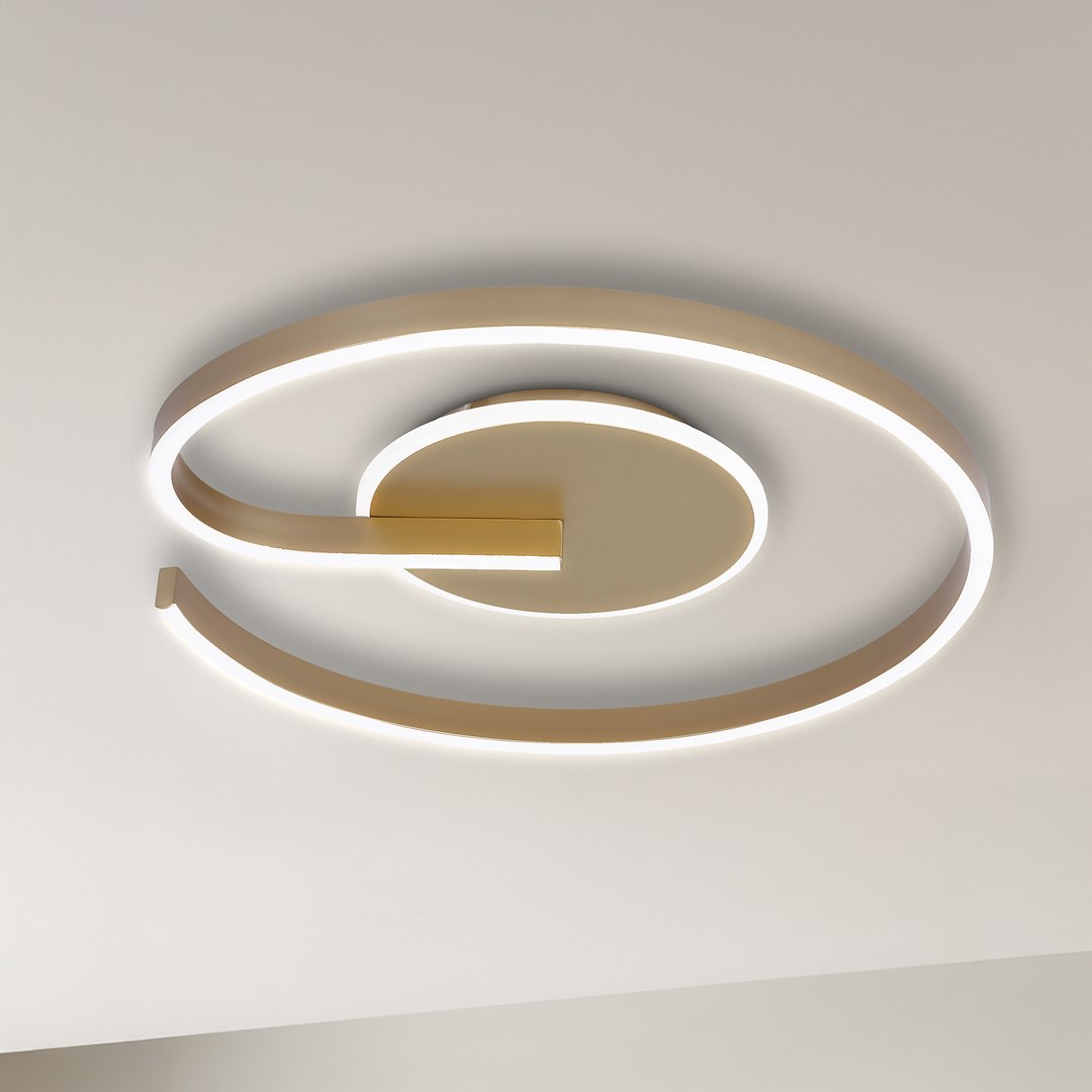 Lampa sufitowa LORENZO GOLD 22W LED