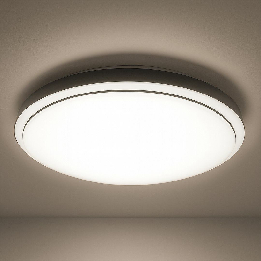 Plafon Liria 3xE27 fi 39cm Czarny
