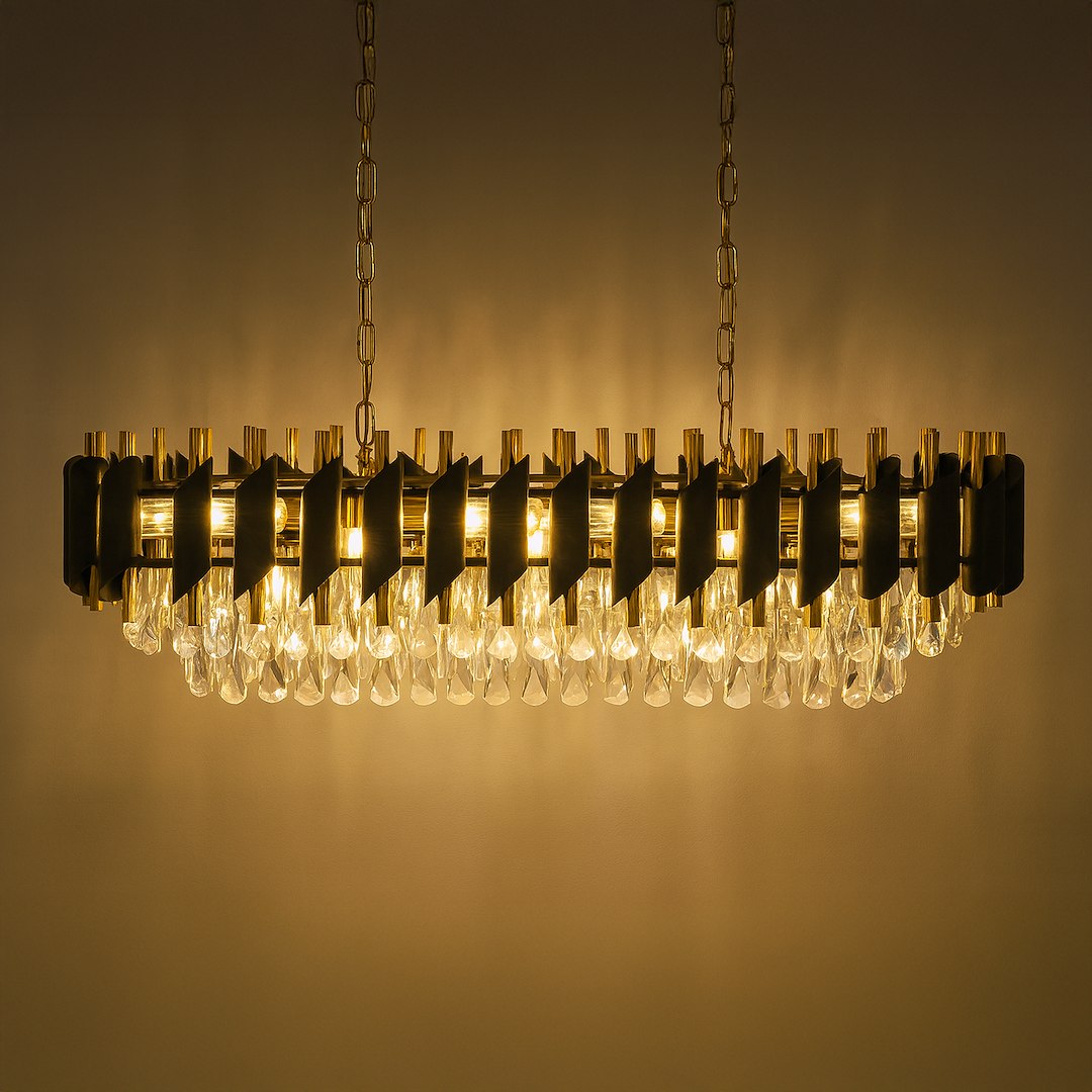 Żyrandol CRISTAL 10xE14 - obrazek 2