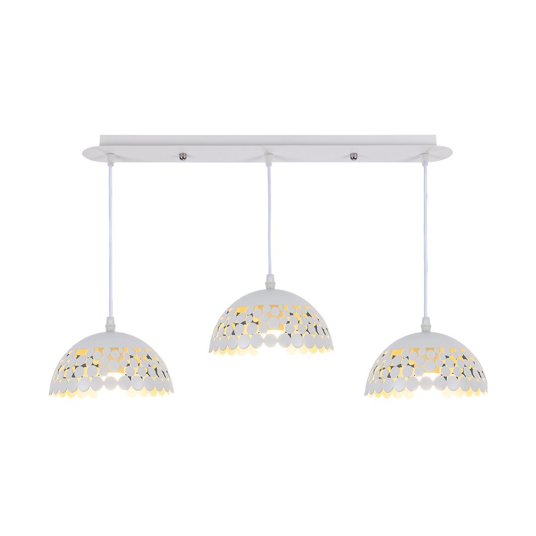 Lampa wisząca Lisa Biały 3xE27