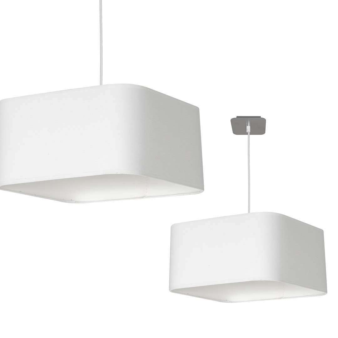 Lampa wisząca Napoli Biały / Chrom 1xE27