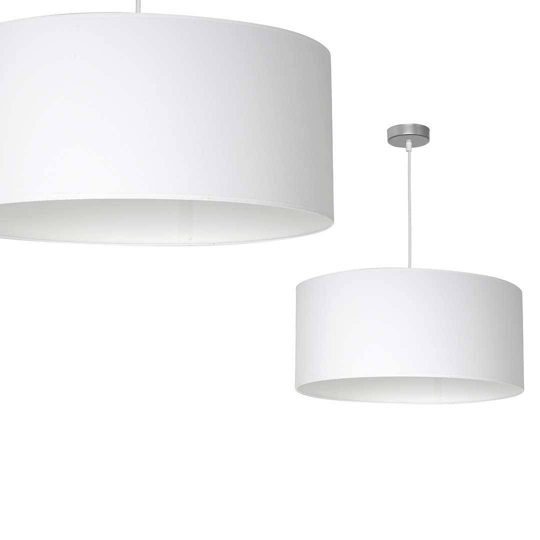 Lampa wisząca Casino Biały / Chrom 1xE27