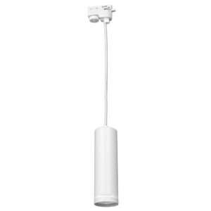 Pipe Ring Track Pendant Light Biały 1xGU10